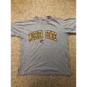 Vintage WSU Wichita State Shockers Shirt Men's Medium Gray P2 Tag